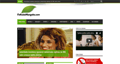 Desktop Screenshot of folhadamangaba.com